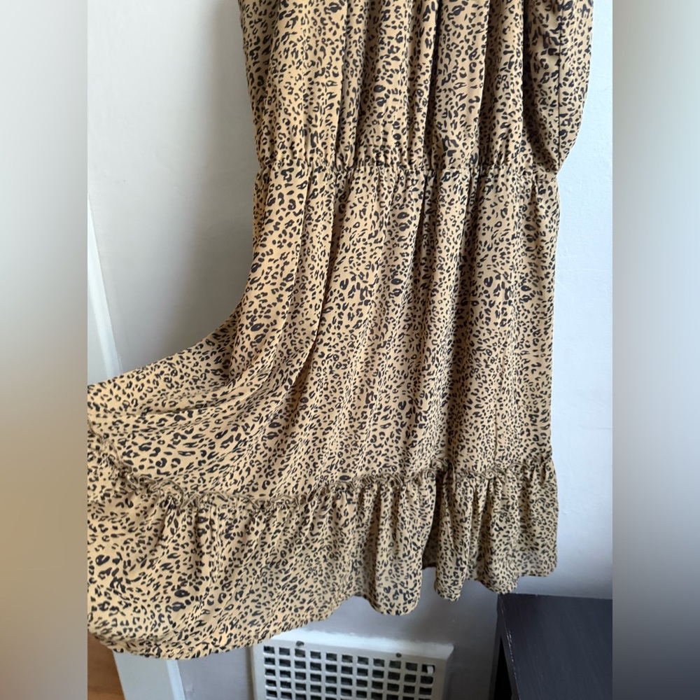Leopard Print Ruffle Halter Top Midi Hem Dress XL

BTFBM - Picture 5 of 12